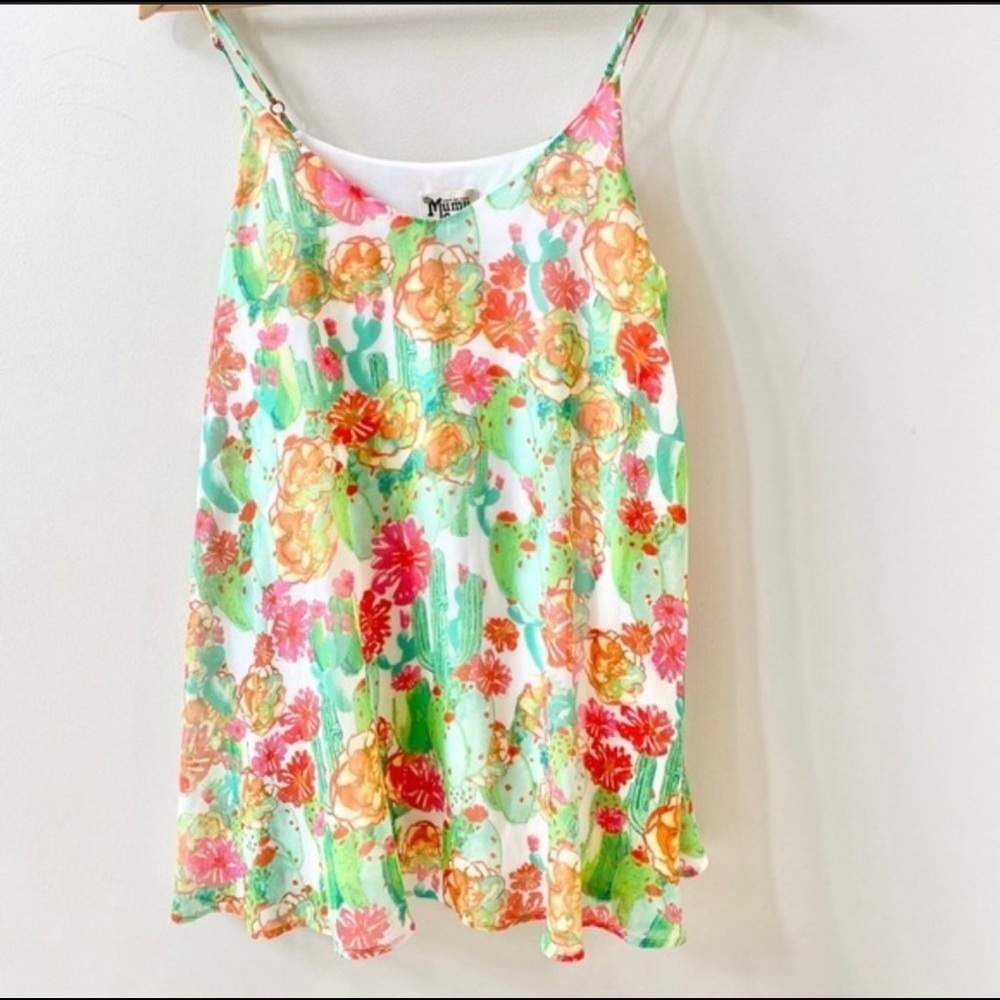 Show Me Your MuMu Flower & Cactus Tank Small